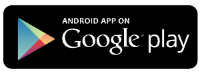 google play and apple store logos